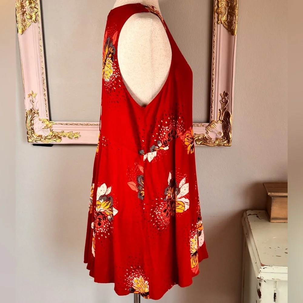 Free People Lovely Day Printed Tie Tunic - Picture 10 of 10